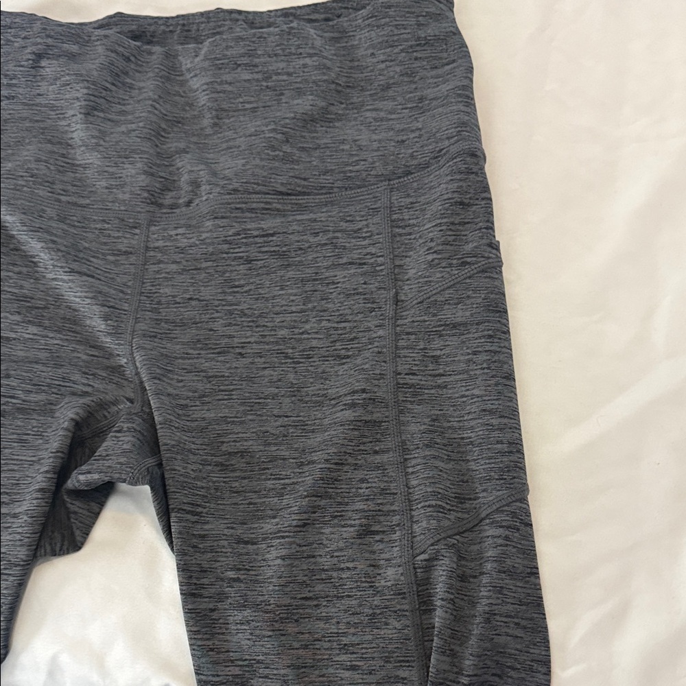 Gaiam Women’s M Gray High Rise Yoga Leggings Full Length Activewear - Picture 6 of 10